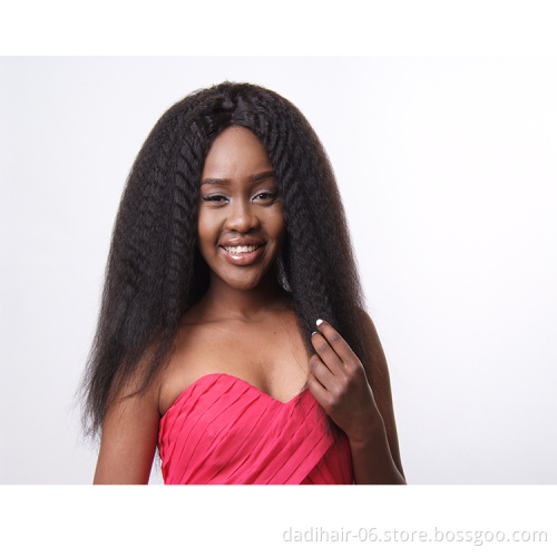 kinky straight human hair extension